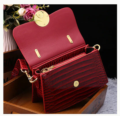 Fancy Leather Handbag - Maison Novaire #