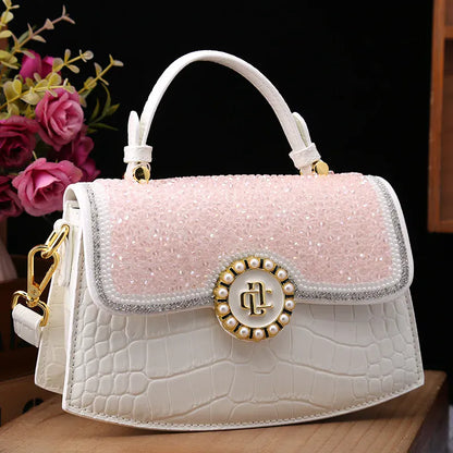 Fancy Leather Handbag - Maison Novaire #