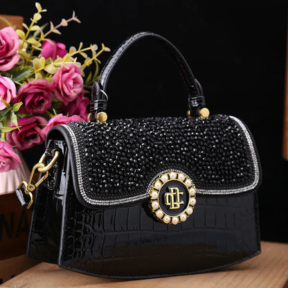 Fancy Leather Handbag - Maison Novaire #