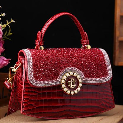 Fancy Leather Handbag - Maison Novaire #