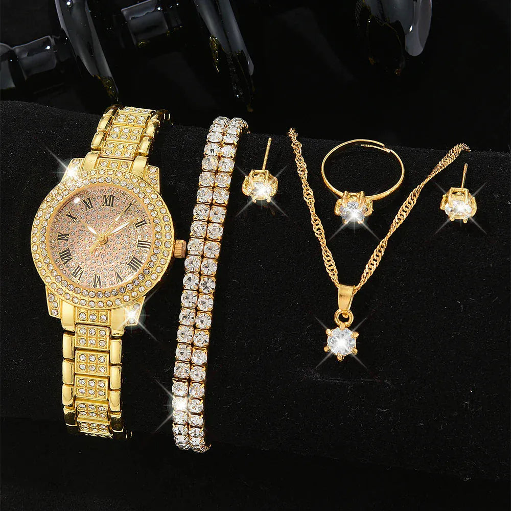 Female Bracelet Watches Set - BLAKESTORE-NG