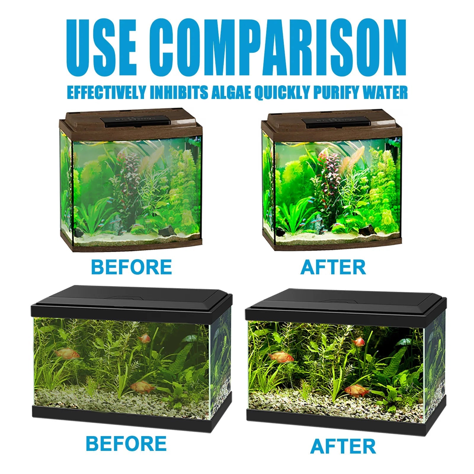 Fish Tank Cleaning Algae Tablets. - Maison Novaire