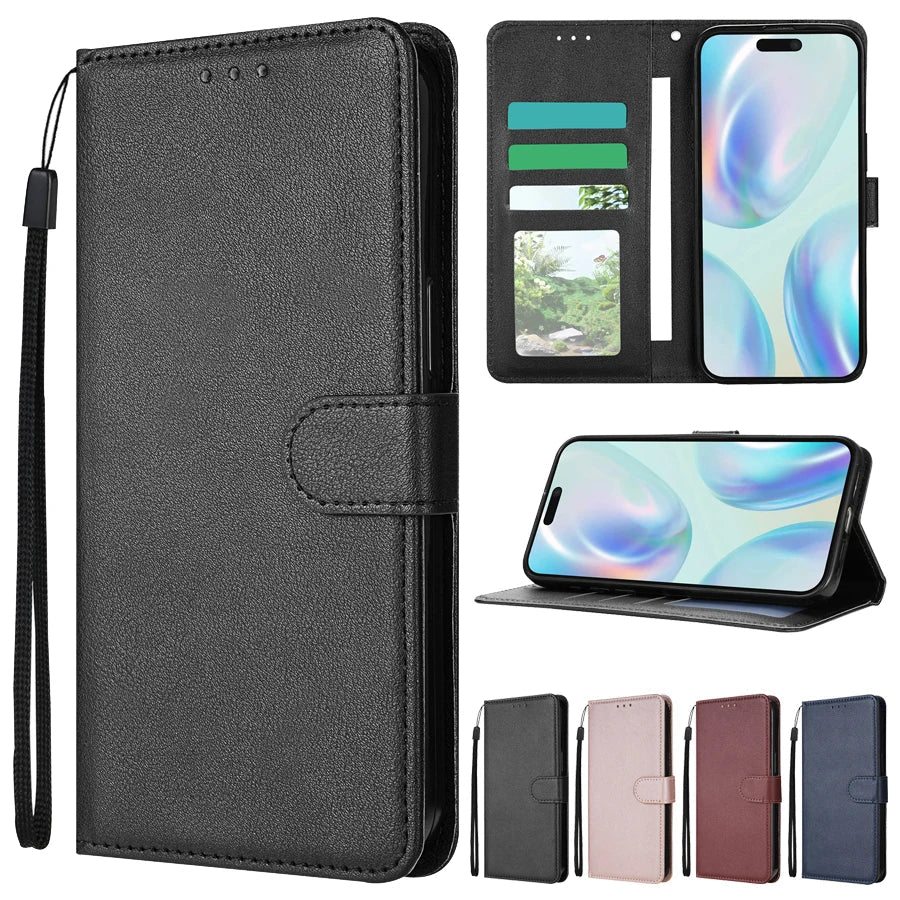Flip Leather Case For iPhone. - Maison Novaire