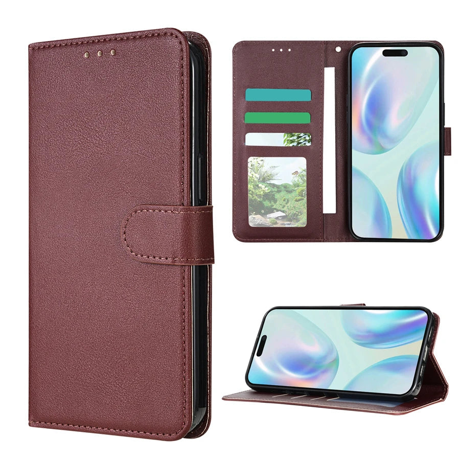 Flip Leather Case For iPhone. - Maison Novaire