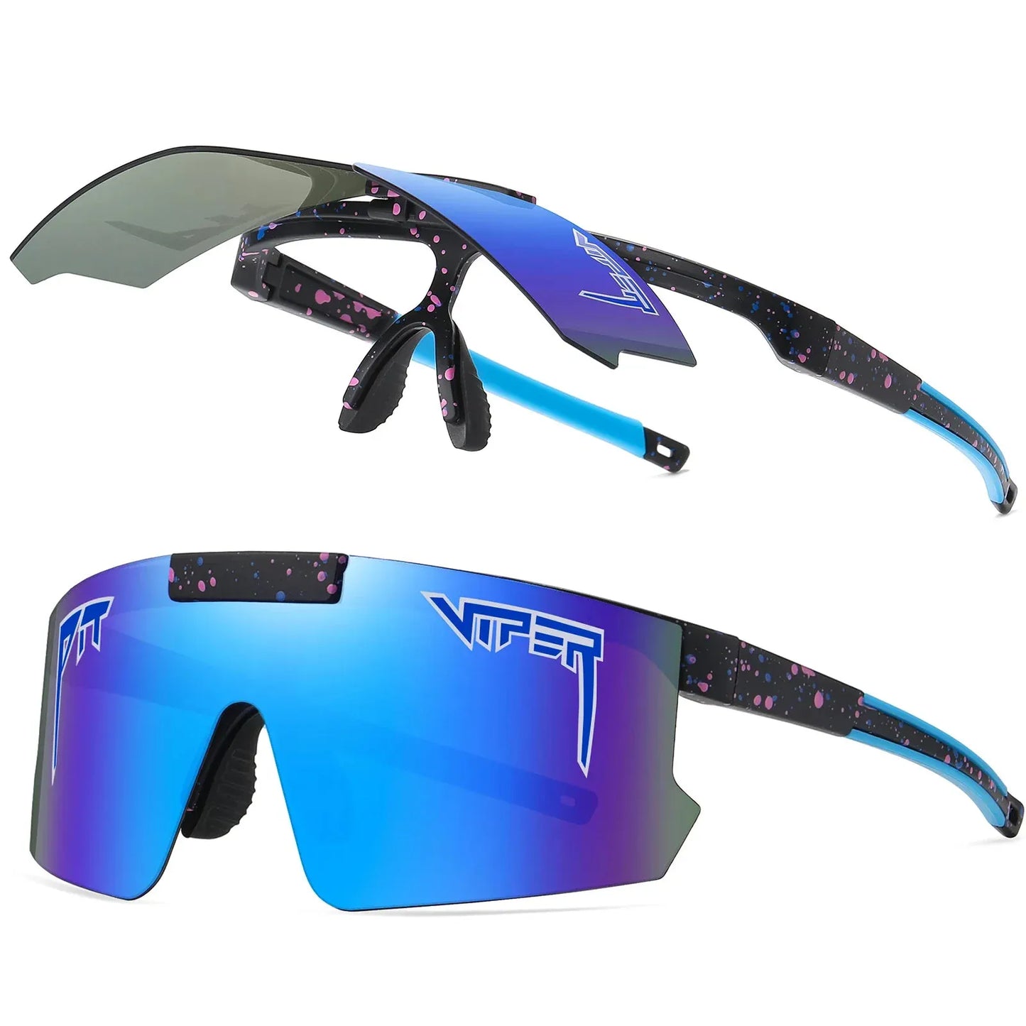 Flip Updown Outdoor Sport Pit Viper Cycling Sunglasses - BLAKESTORE-NG