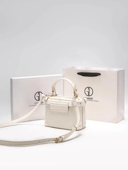 Floral Embossed Handbag - Maison Novaire #