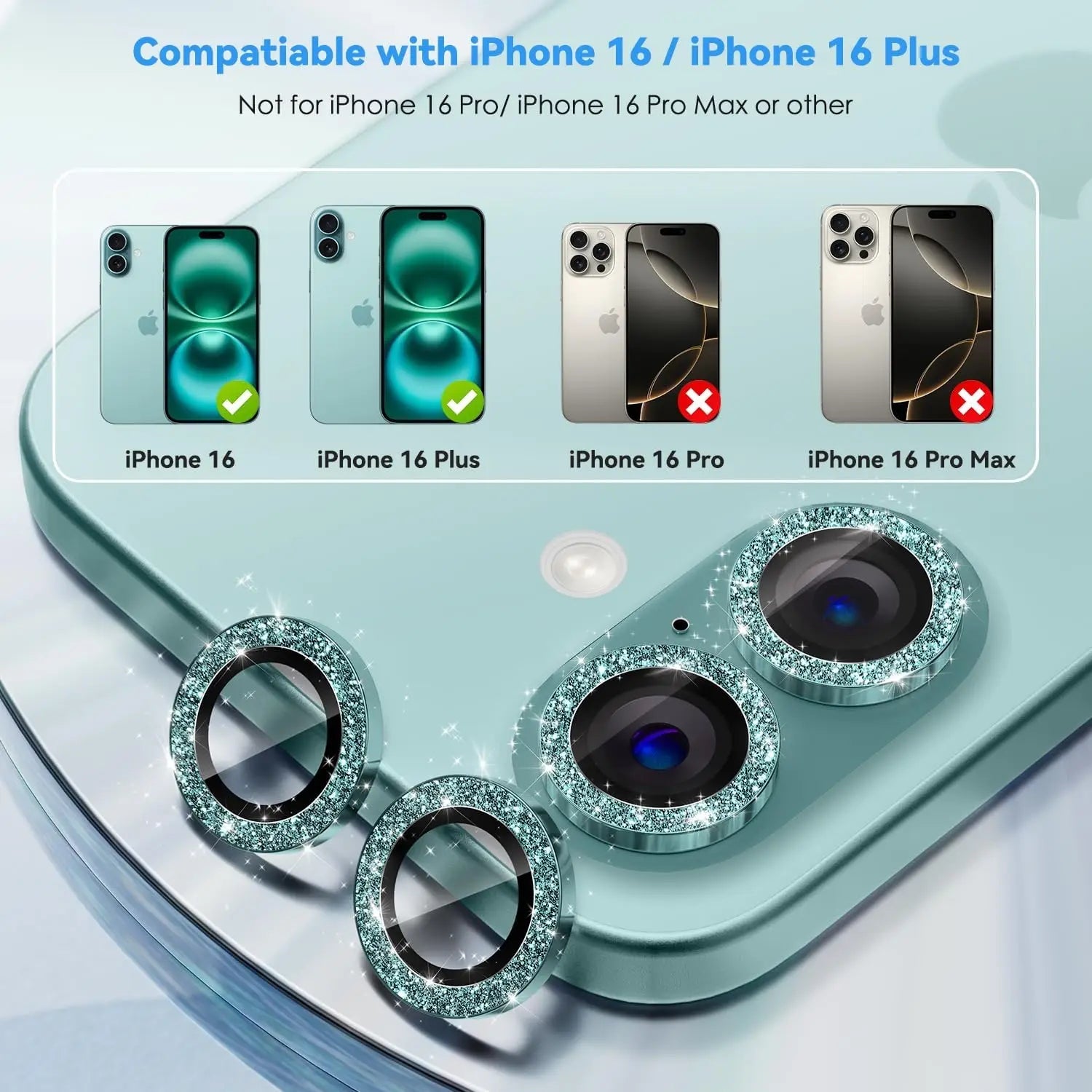 For IPhone Camera Lens Protector Bling. - Maison Novaire #