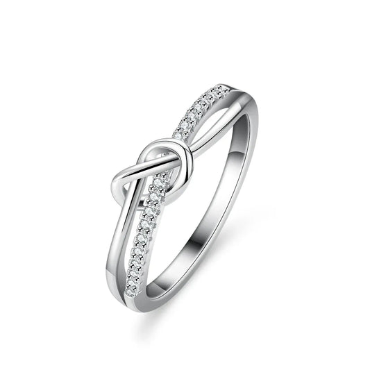 Full Moissanite Ring | 925 Silver 18K Gold Plated Wedding & Engagement Band - Maison Novaire #