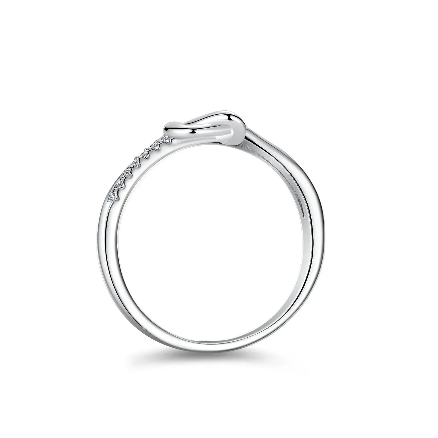 Full Moissanite Ring | 925 Silver 18K Gold Plated Wedding & Engagement Band - Maison Novaire