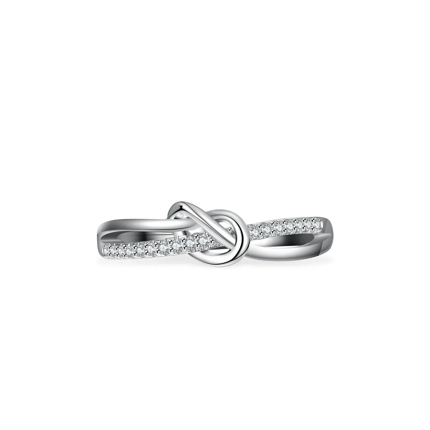 Full Moissanite Ring | 925 Silver 18K Gold Plated Wedding & Engagement Band - Maison Novaire