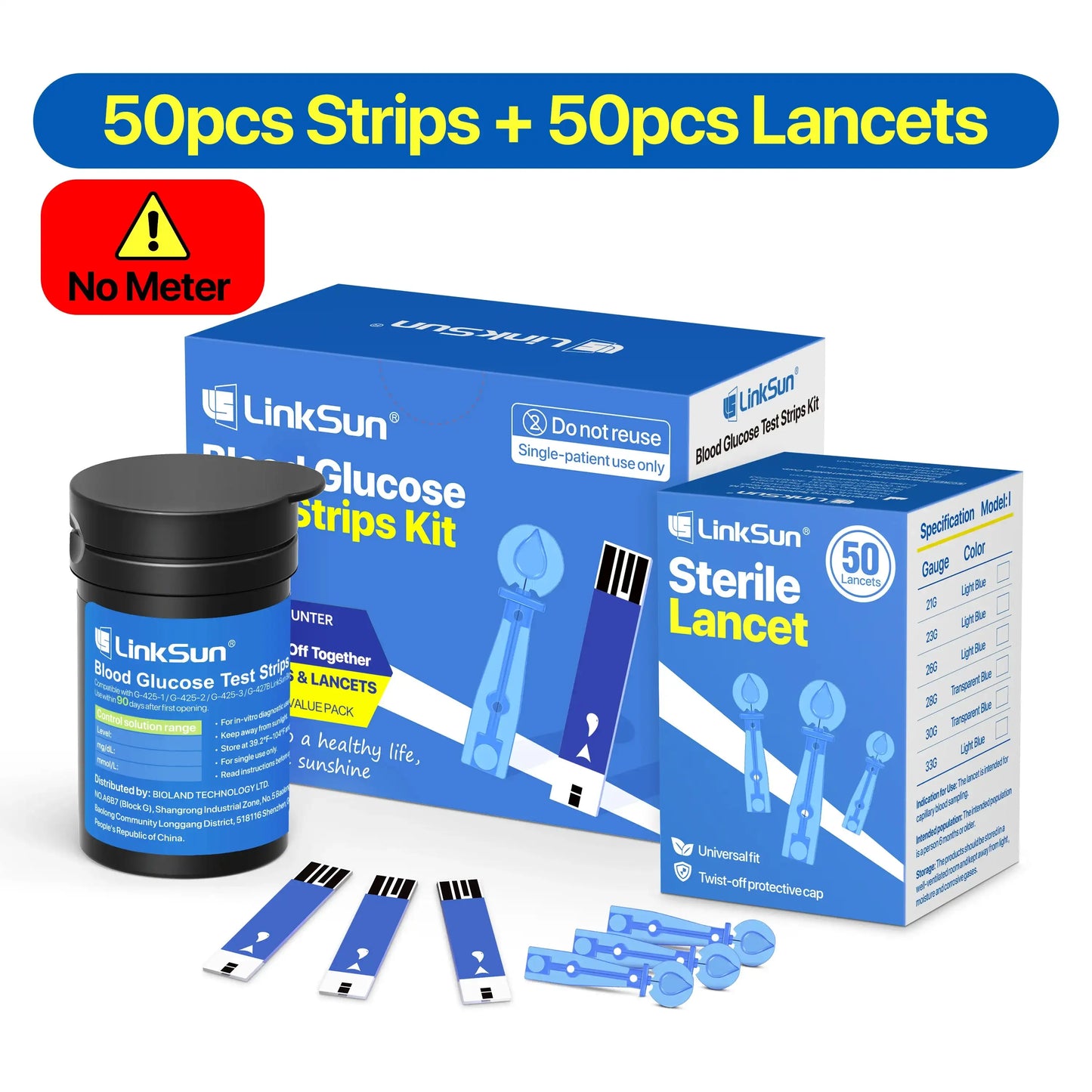 G-425-2 Blood Glucose Test Strips | Diabetes Monitoring | Maison Novaire - Maison Novaire #