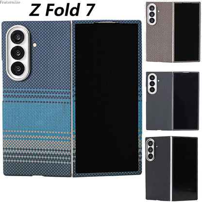 Galaxy Z Fold 7 Shockproof Carbon Fiber Phone Case. - Maison Novaire