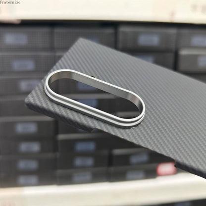 Galaxy Z Fold 7 Shockproof Carbon Fiber Phone Case. - Maison Novaire