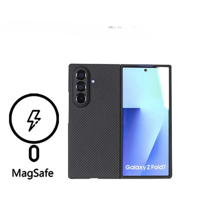 Galaxy Z Fold 7 Shockproof Carbon Fiber Phone Case. - Maison Novaire