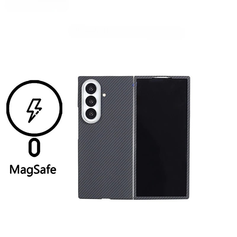 Galaxy Z Fold 7 Shockproof Carbon Fiber Phone Case. - Maison Novaire