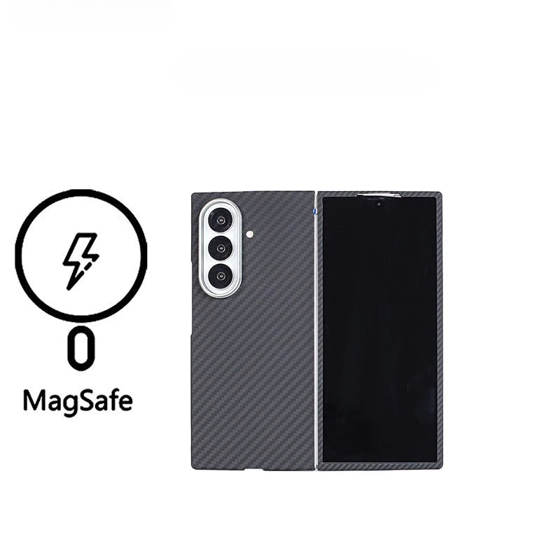 Galaxy Z Fold 7 Shockproof Carbon Fiber Phone Case. - Maison Novaire