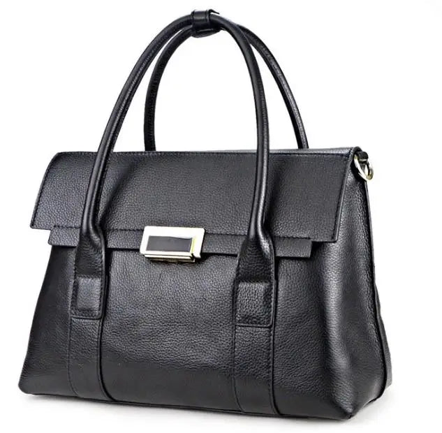 Genuine Leather Briefcase | Large Capacity Women's Bag | Maison Novaire - Maison Novaire #