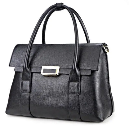 Genuine Leather Briefcase | Large Capacity Women's Bag | Maison Novaire - Maison Novaire #