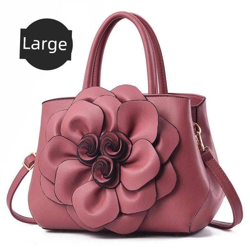 Genuine Leather Embroidery Shoulder & Crossbody Bag - Maison Novaire