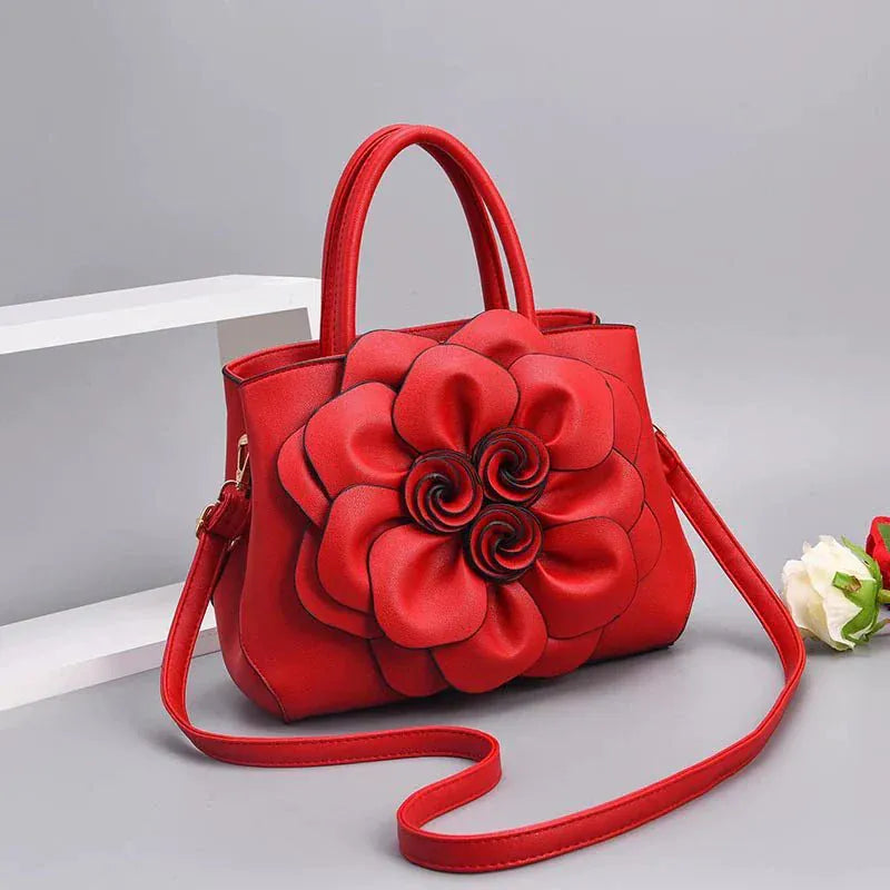 Genuine Leather Embroidery Shoulder & Crossbody Bag - Maison Novaire