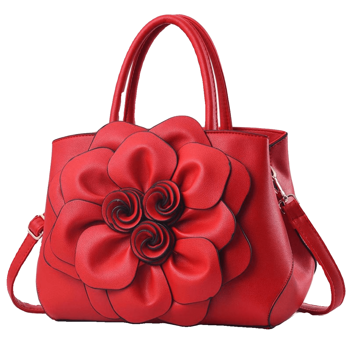 Genuine Leather Embroidery Shoulder & Crossbody Bag - Maison Novaire