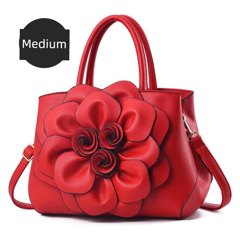 Genuine Leather Embroidery Shoulder & Crossbody Bag - Maison Novaire