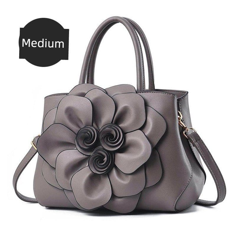 Genuine Leather Embroidery Shoulder & Crossbody Bag - Maison Novaire