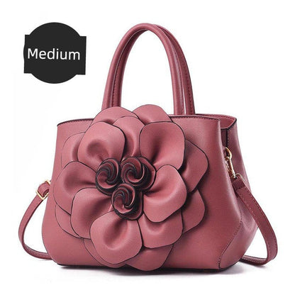 Genuine Leather Embroidery Shoulder & Crossbody Bag - Maison Novaire