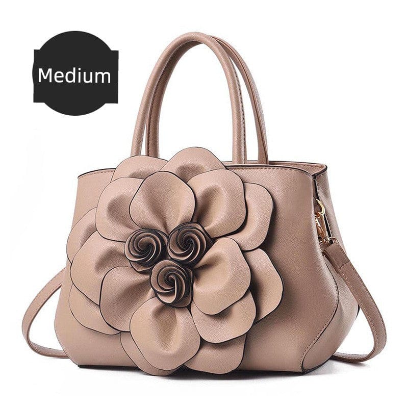 Genuine Leather Embroidery Shoulder & Crossbody Bag - Maison Novaire