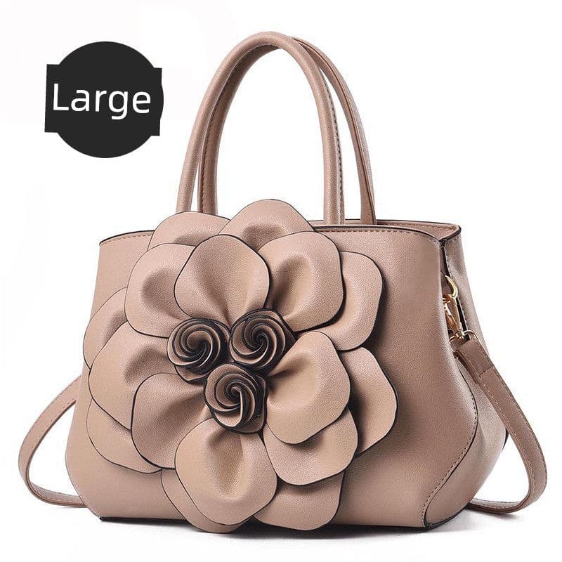 Genuine Leather Embroidery Shoulder & Crossbody Bag - Maison Novaire
