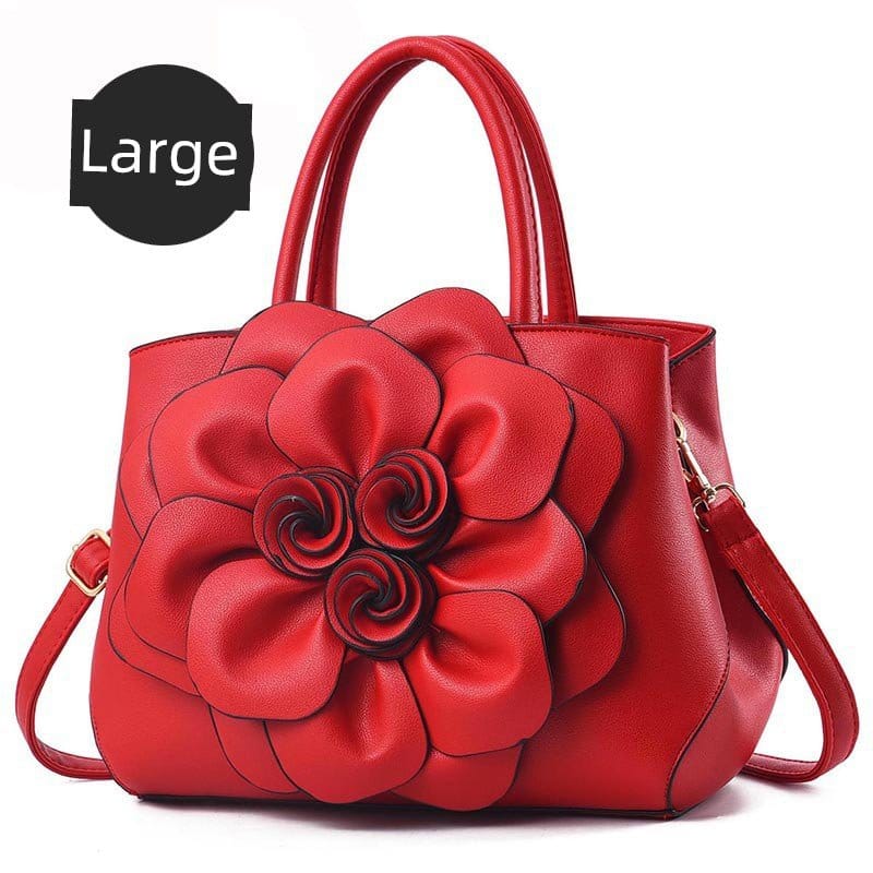 Genuine Leather Embroidery Shoulder & Crossbody Bag - Maison Novaire