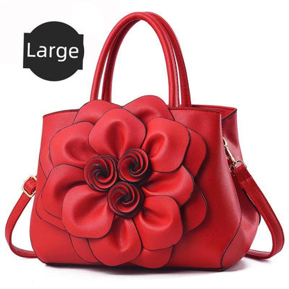 Genuine Leather Embroidery Shoulder & Crossbody Bag - Maison Novaire