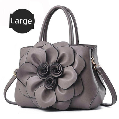 Genuine Leather Embroidery Shoulder & Crossbody Bag - Maison Novaire