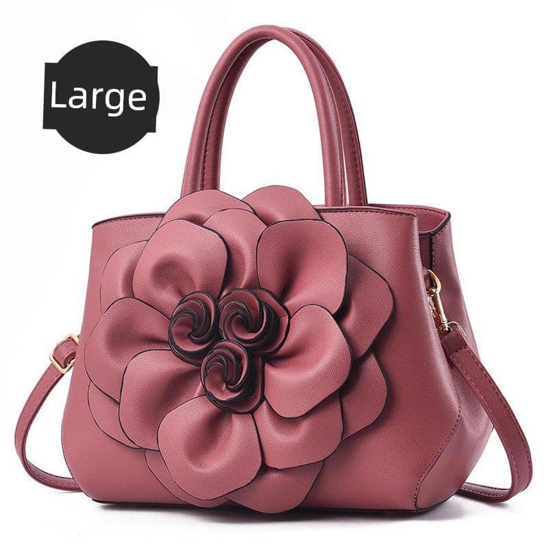 Genuine Leather Embroidery Shoulder & Crossbody Bag - Maison Novaire