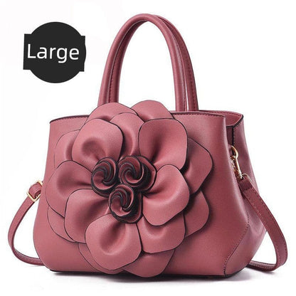 Genuine Leather Embroidery Shoulder & Crossbody Bag - Maison Novaire