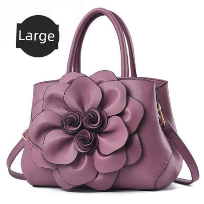 Genuine Leather Embroidery Shoulder & Crossbody Bag - Maison Novaire