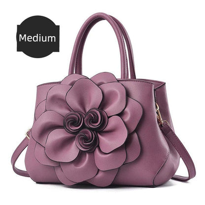 Genuine Leather Embroidery Shoulder & Crossbody Bag - Maison Novaire