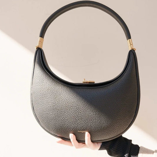 Genuine Leather Shoulder Bag. - Maison Novaire
