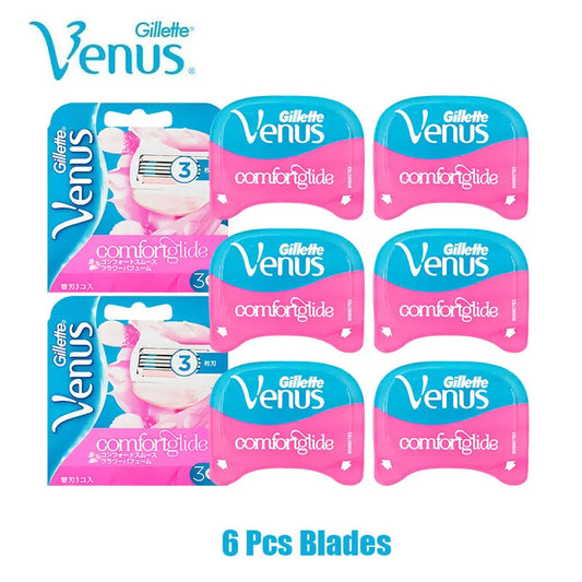 Gillette Venus 3-Layer Women’s Safety Razor Blades for Smooth Face, Arm & Leg Shaving - Maison Novaire #