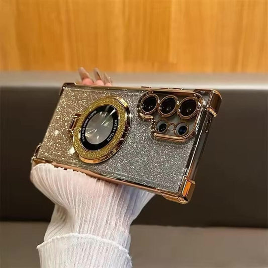 Glitter MagSafe Stand Samsung Case - Maison Novaire
