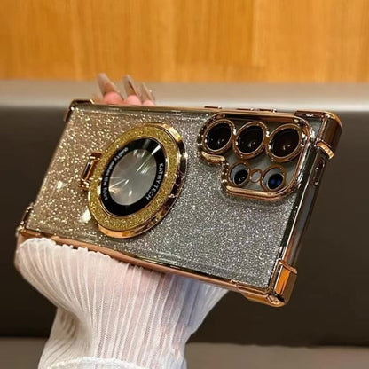 Glitter MagSafe Stand Samsung Case - Maison Novaire