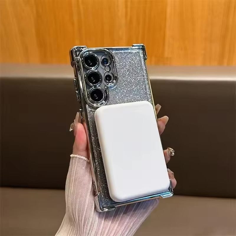 Glitter MagSafe Stand Samsung Case - Maison Novaire