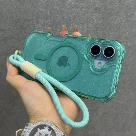 Glitter Transparent Magnetic MagSafe Case for IPhone 17 - Maison Novaire