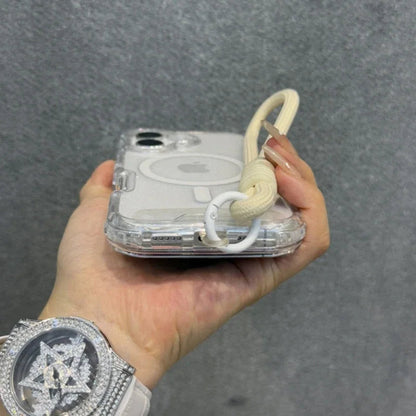 Glitter Transparent Magnetic MagSafe Case for IPhone 17 - Maison Novaire