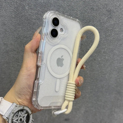 Glitter Transparent Magnetic MagSafe Case for IPhone 17 - Maison Novaire