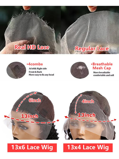 Glueless Wig Human Hair Body Wave Lace Frontal. - BLAKESTORE-NG