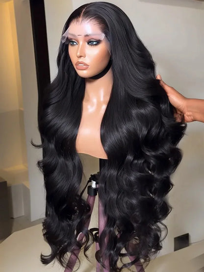 Glueless Wig Human Hair Body Wave Lace Frontal. - BLAKESTORE-NG