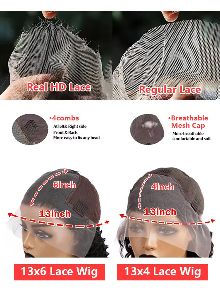 Glueless Wig Human Hair Body Wave Lace Frontal. - Maison Novaire