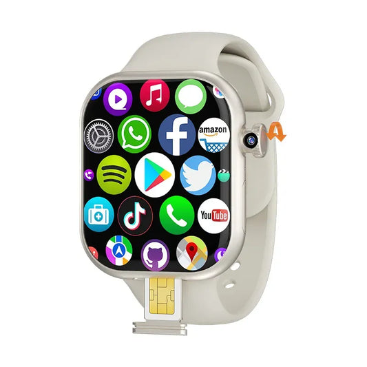 Golden Spike Amoled Smart Watch With Rotary Camera. - BLAKESTORE-NG