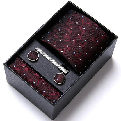 Green Necktie Gift Set - Maison Novaire #